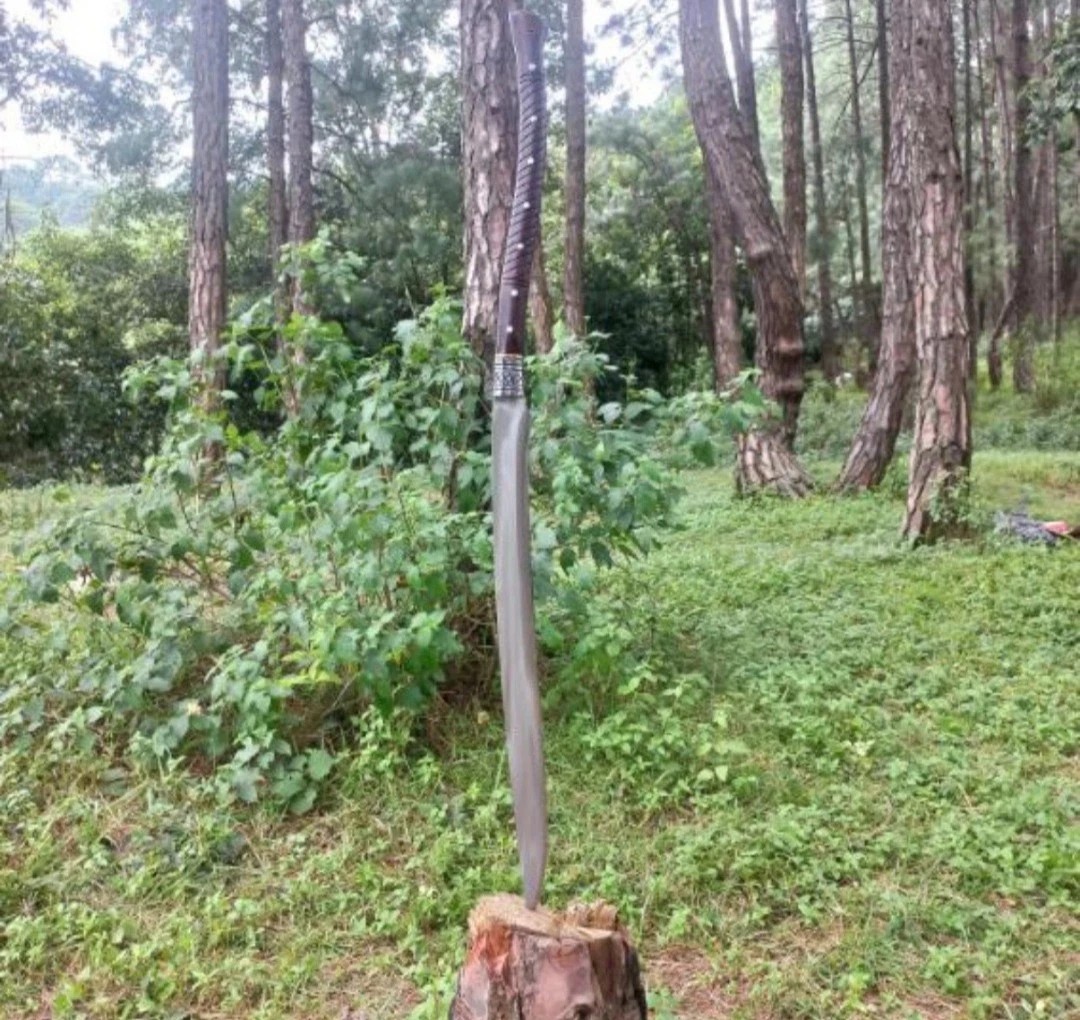 Custom Handmade Carbon Steel Blade Tactical Viking Sword | Hunting Sword Camping