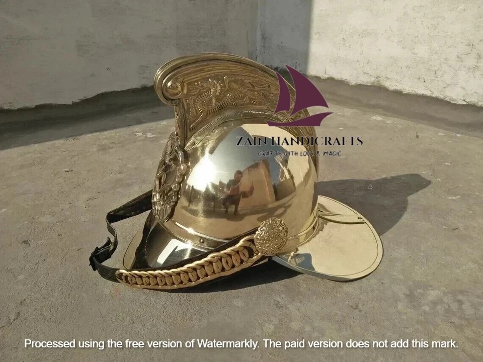 ZAIN Napoleonic French Cavalry Helmet, Brass Helmet collectible Halloween helmet
