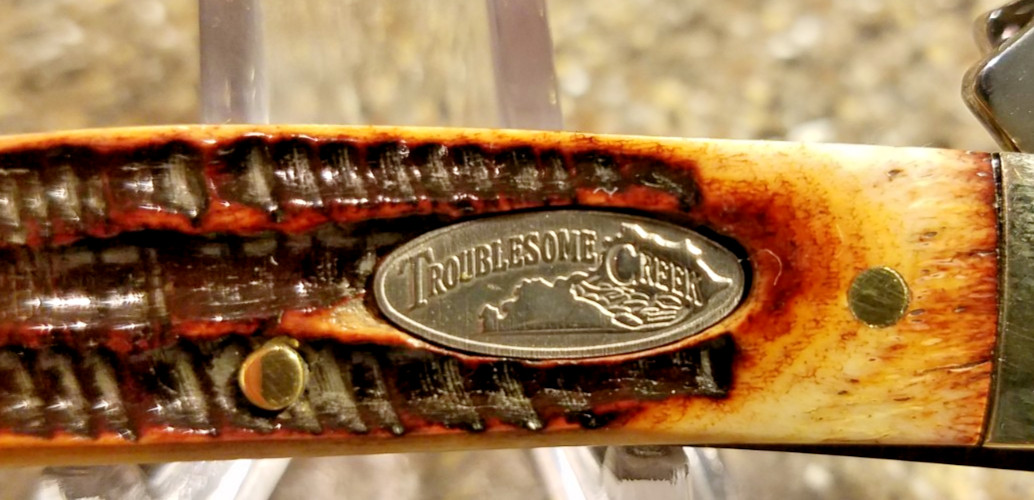 Troublesome Creek , 7011BBJS, Congress Second Cut Brown Jigged Bone, 3-5/8″, NEW