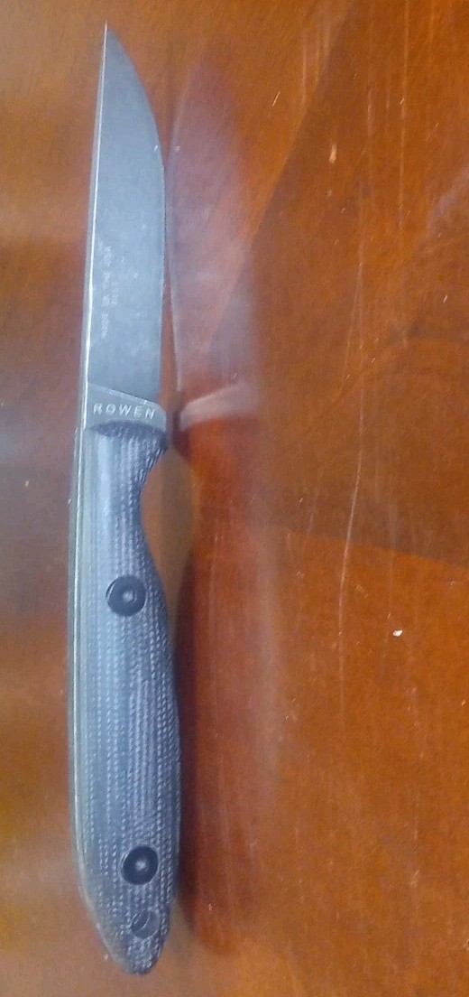 Rowen Fixed Blade EDC Small GameKnife*Kydex Sheath*Stonewashed DC53*Reproduction
