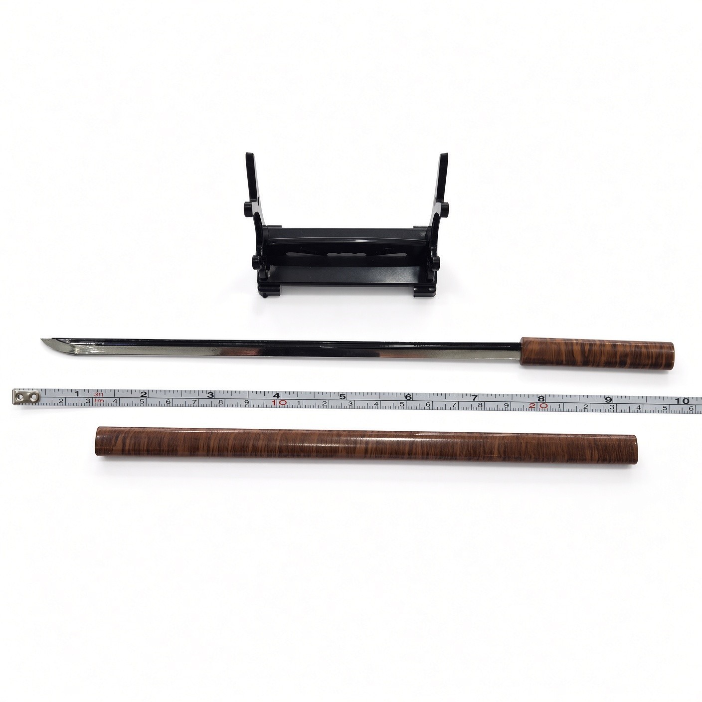 Mini Japanese Shirasaya Katana Decorative With Stand
