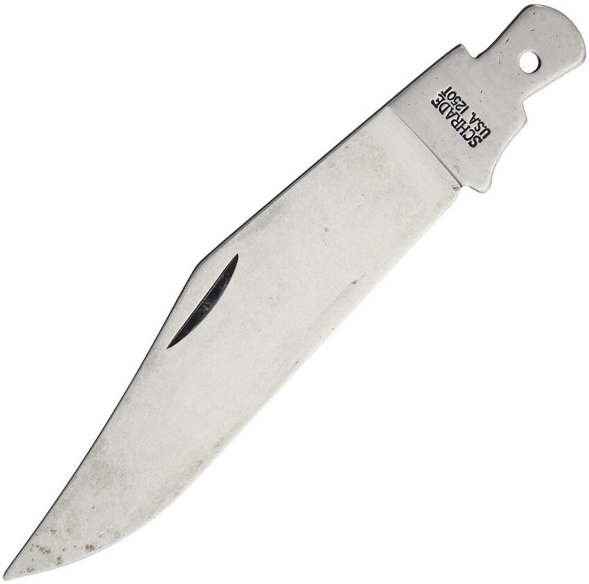 Schrade Knife Blade Replacement Stonewash Finish Stainless Clip Point USA MADE