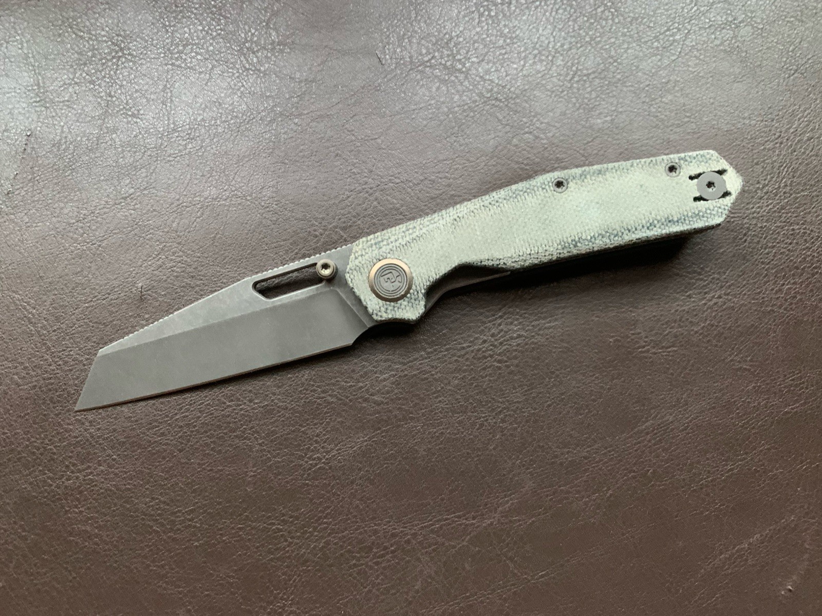 Divo Knives Smallboy Small Boy Knife DLT Excl. Blue Denim Micarta S90V