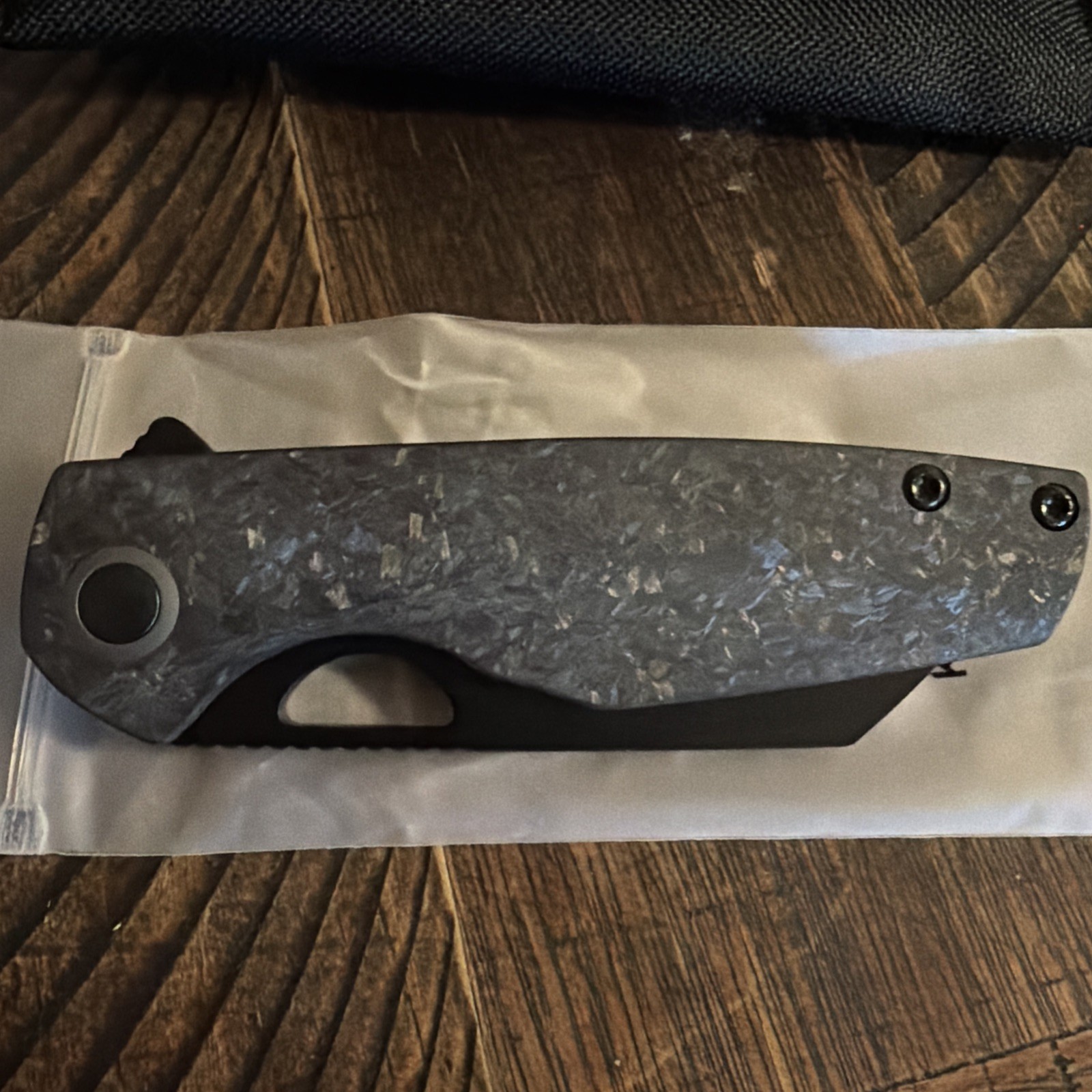 Kizer Sparrow Folding Knife S45VN Blade Titanium Carbon Fiber handle & EXTRAS