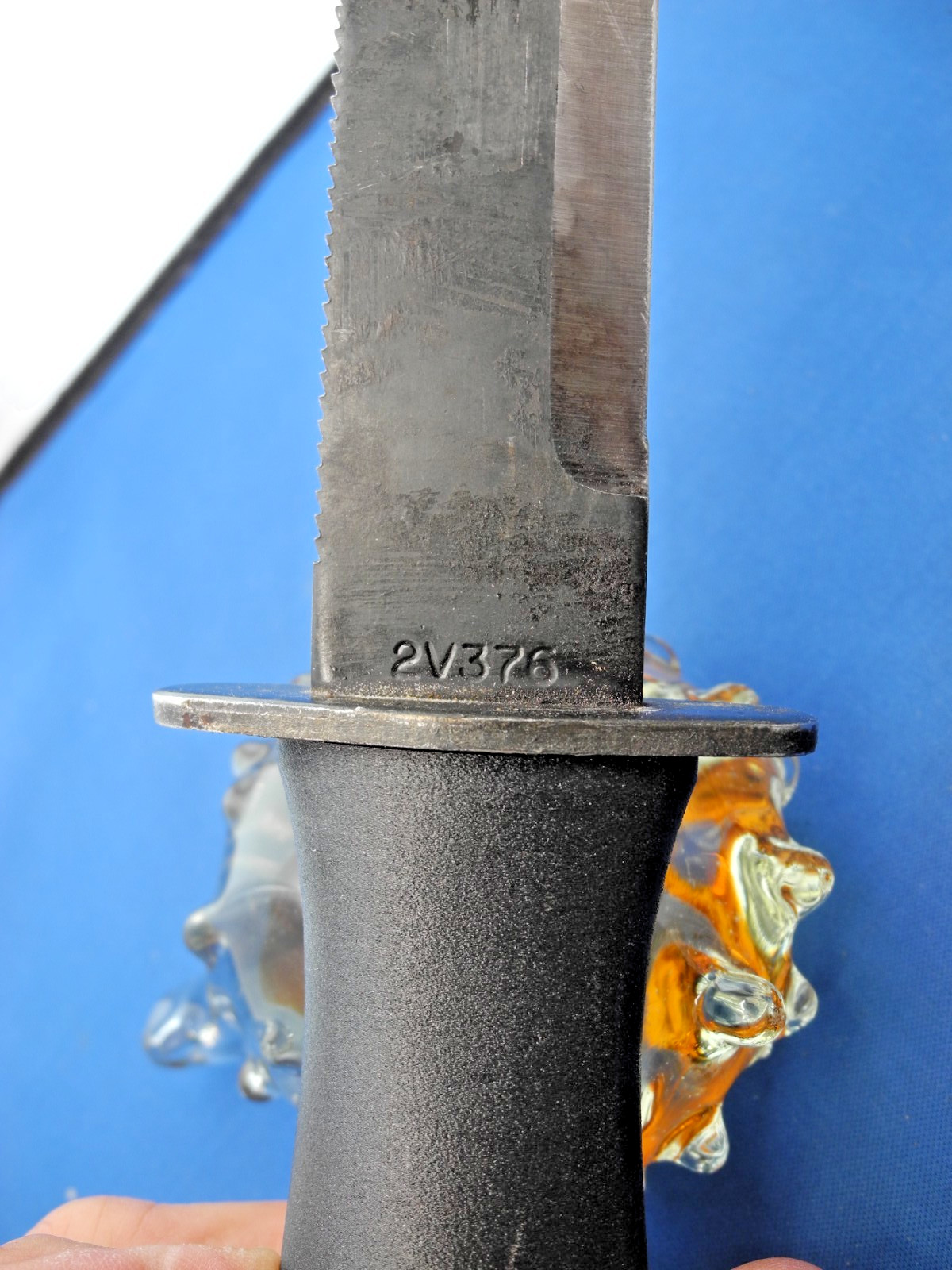 UNITED STATES NAVY MK 3 MOD 0 DIVERS KNIFE, DIVING KNIFE WITH SHEATH 2V376