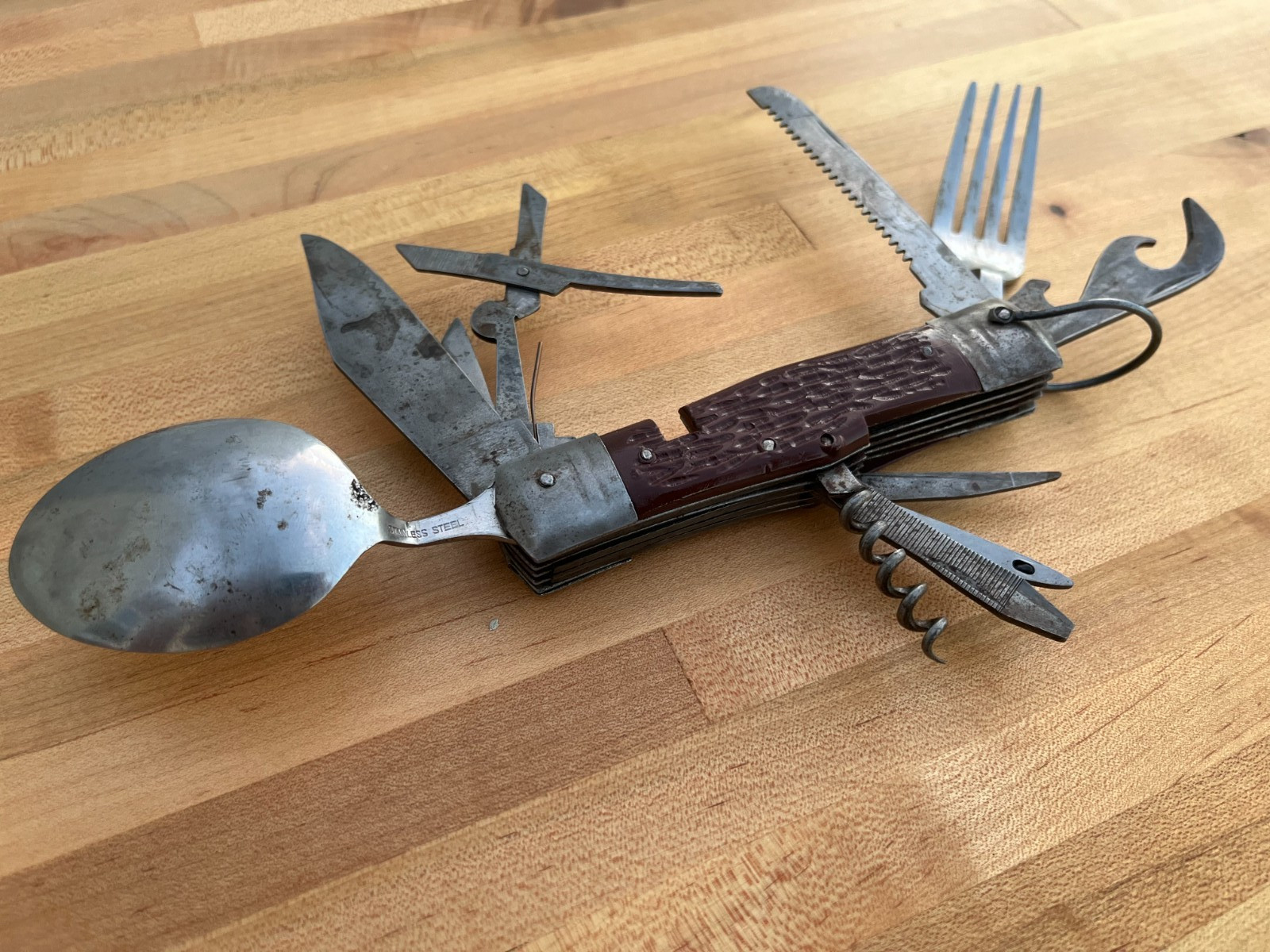 Vintage Schrade USA Scrimshaw Turkey Imperial Ireland Camper Hobo Knives Lot