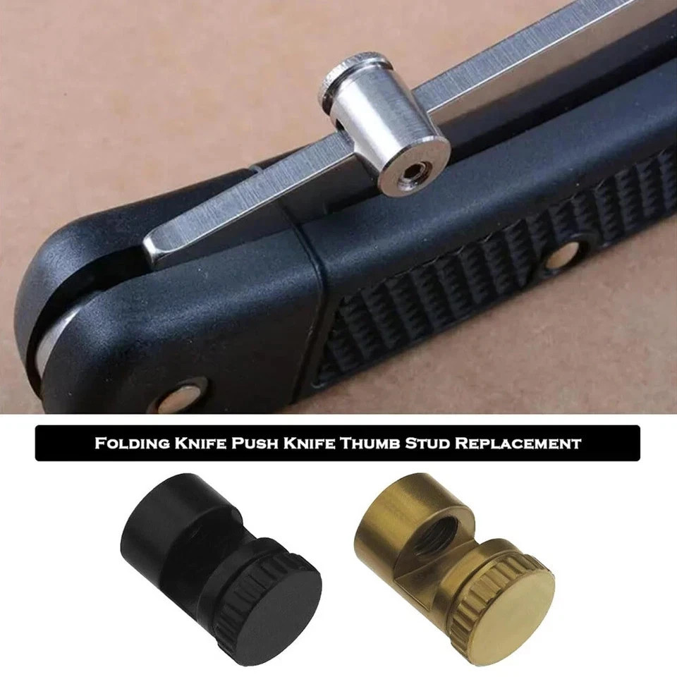Practical Thumb Stud 416 Stainless Steel Push Knife Blade Clamp 3mm For Buck 110