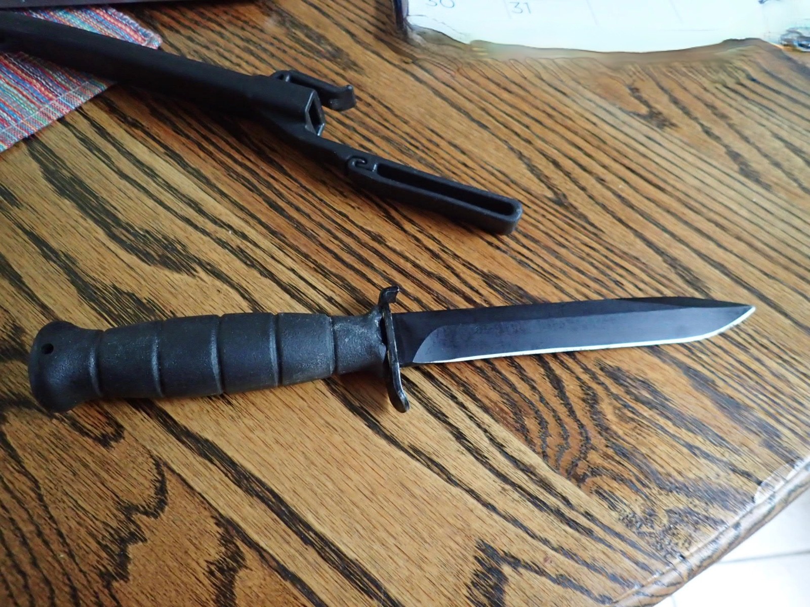 GLOCK 78 Field Combat Survival Knife Made In Austria w/ Sheath Pre-owned