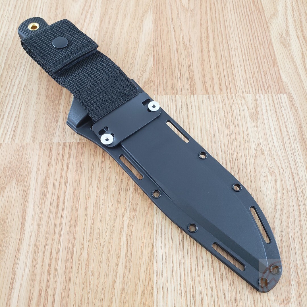 Cold Steel Recon Scout Fixed Knife 7.5″ 52100 Steel Blade Black Kray-Ex Handle
