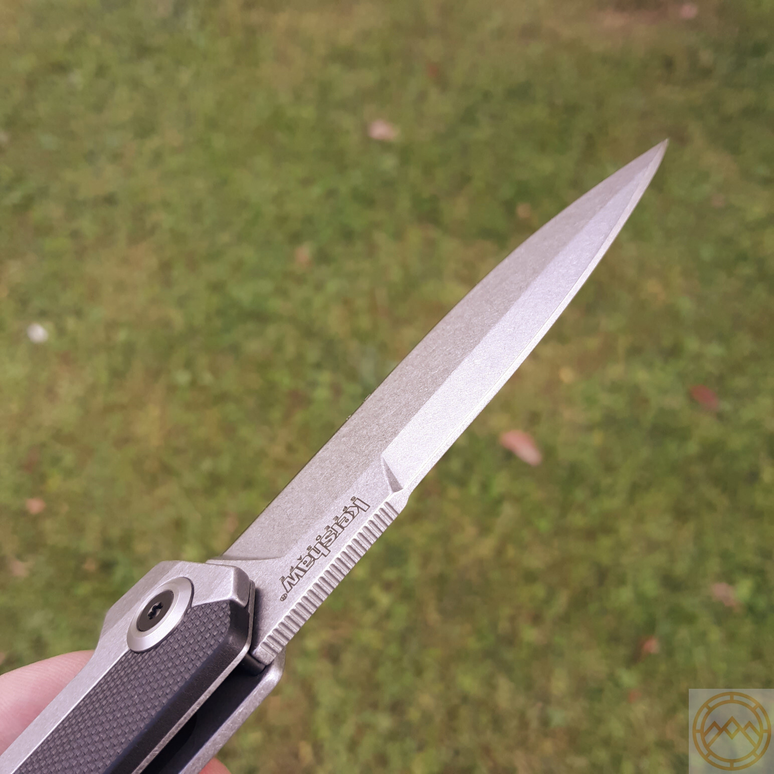 Kershaw Oblivion Folding Knife 3.5″ 8Cr13MoV Steel Blade Stainless/Nylon Handle