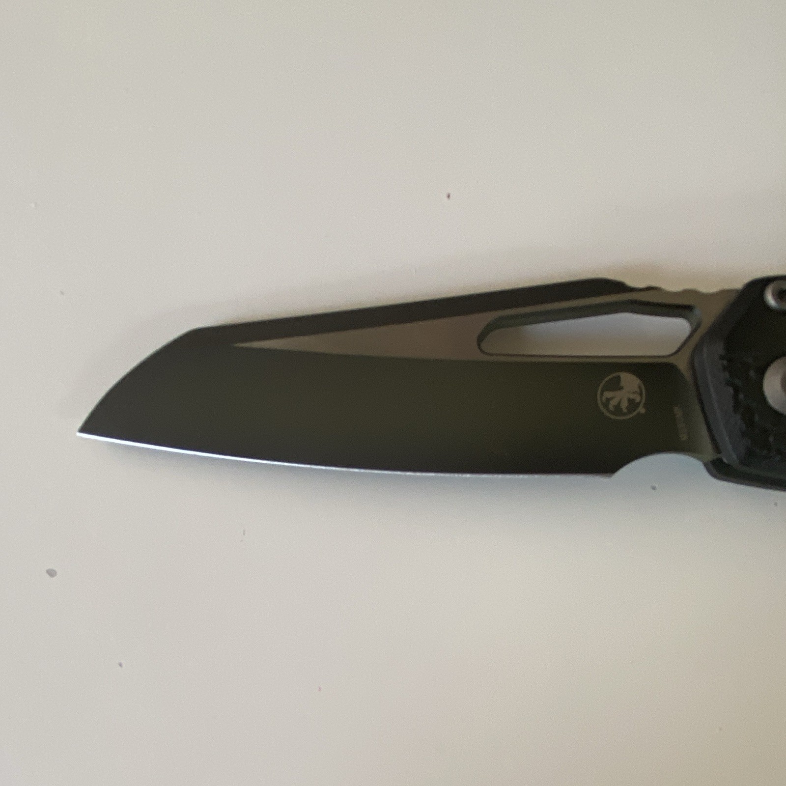 Microtech MSI S/E Tri-Grip Polymer Faded Bazooka RAM-LOK Manual Plain