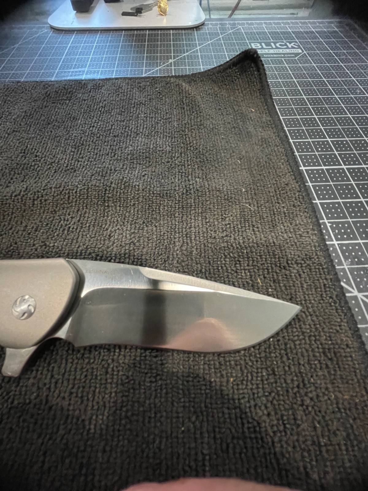 Kizer Eliminator 2- Titanium scales w/ CPM S35VN steel