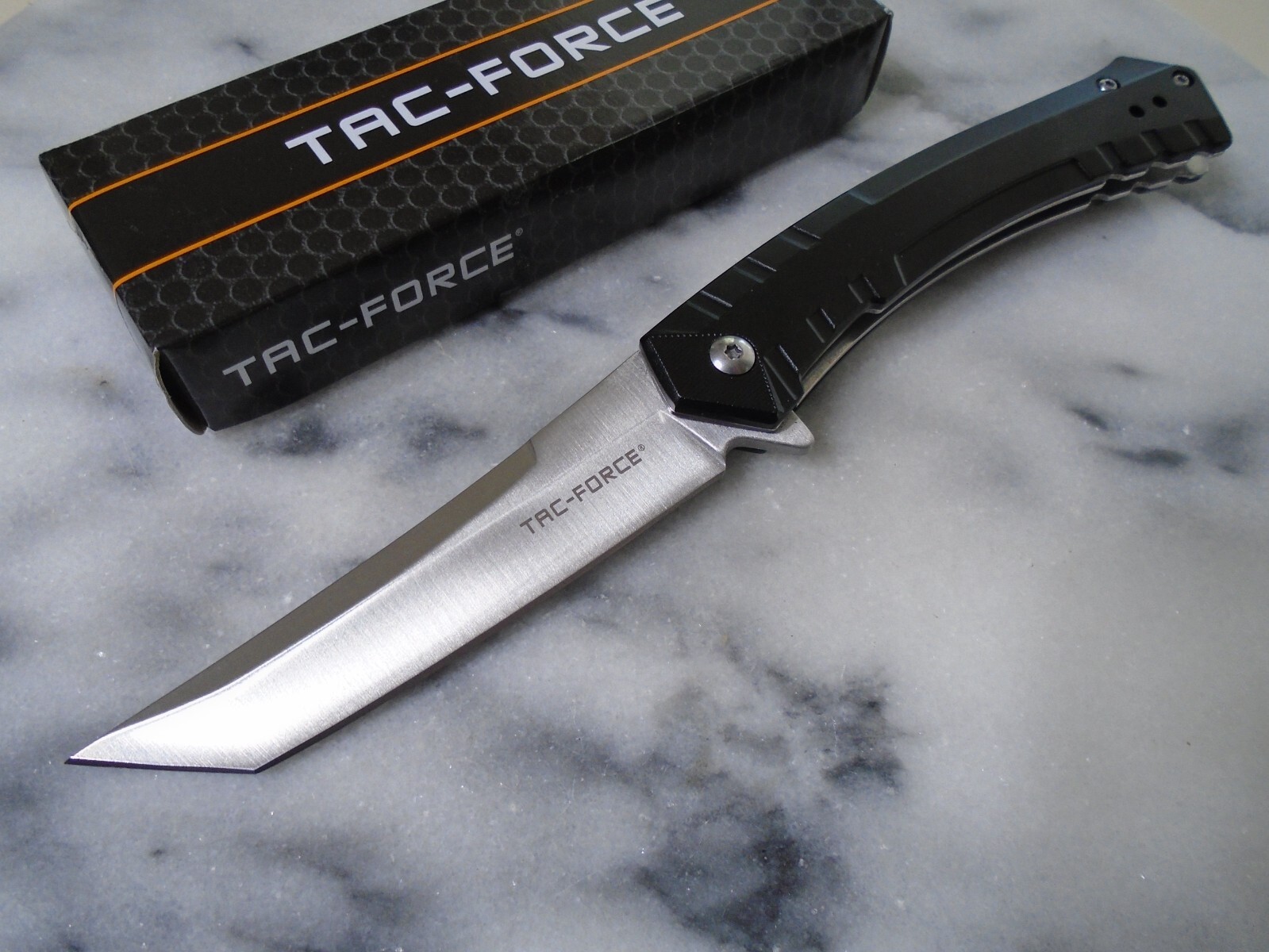 Tac-Force Sleek Tanto Assisted Open Pocket Knife 2 Way Pocket Clip Folder 2005BK