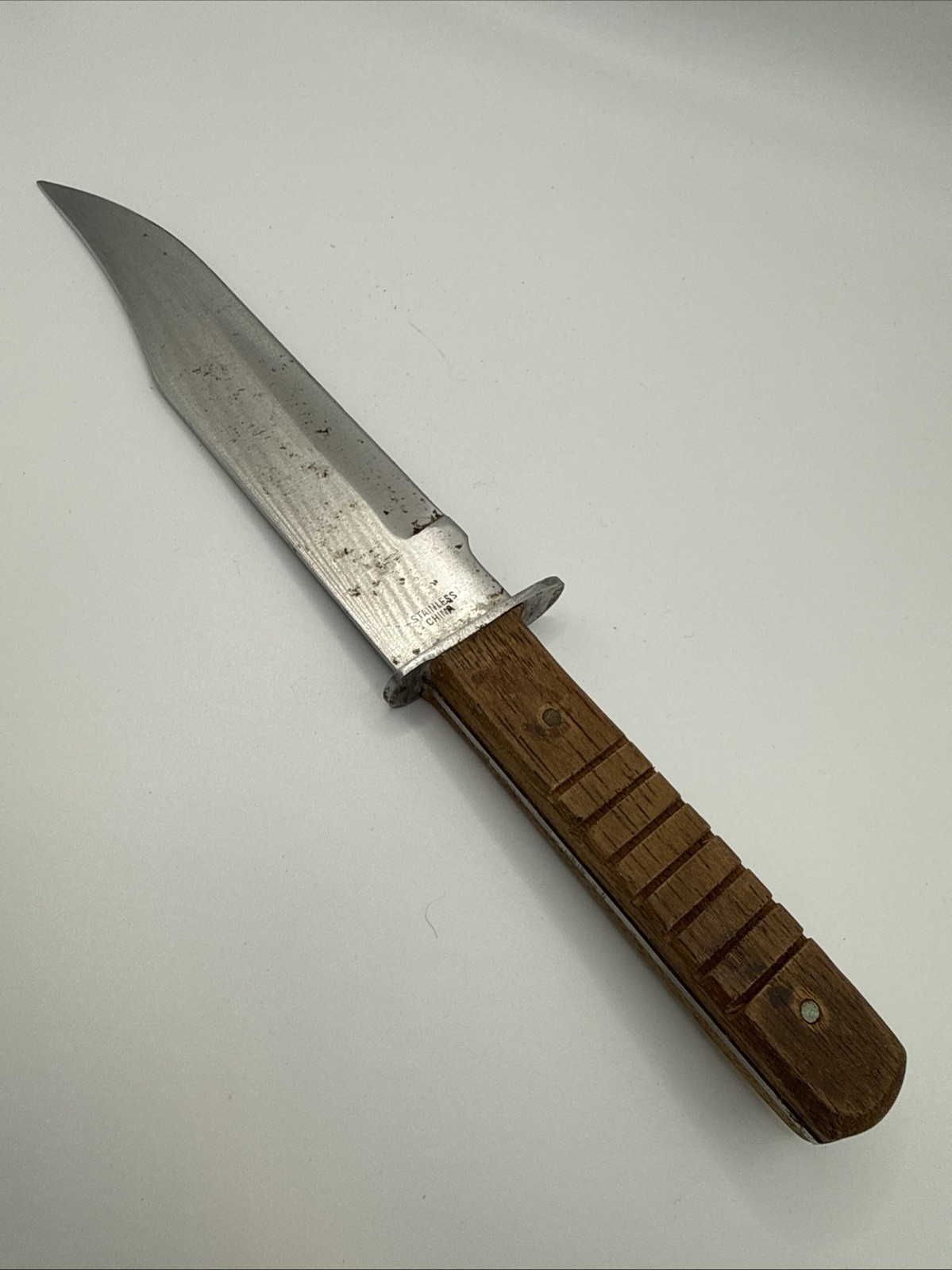 Vintage Original Bowie Fixed Blade Knife 6″ Blade 10″ Overall China Sabre 631