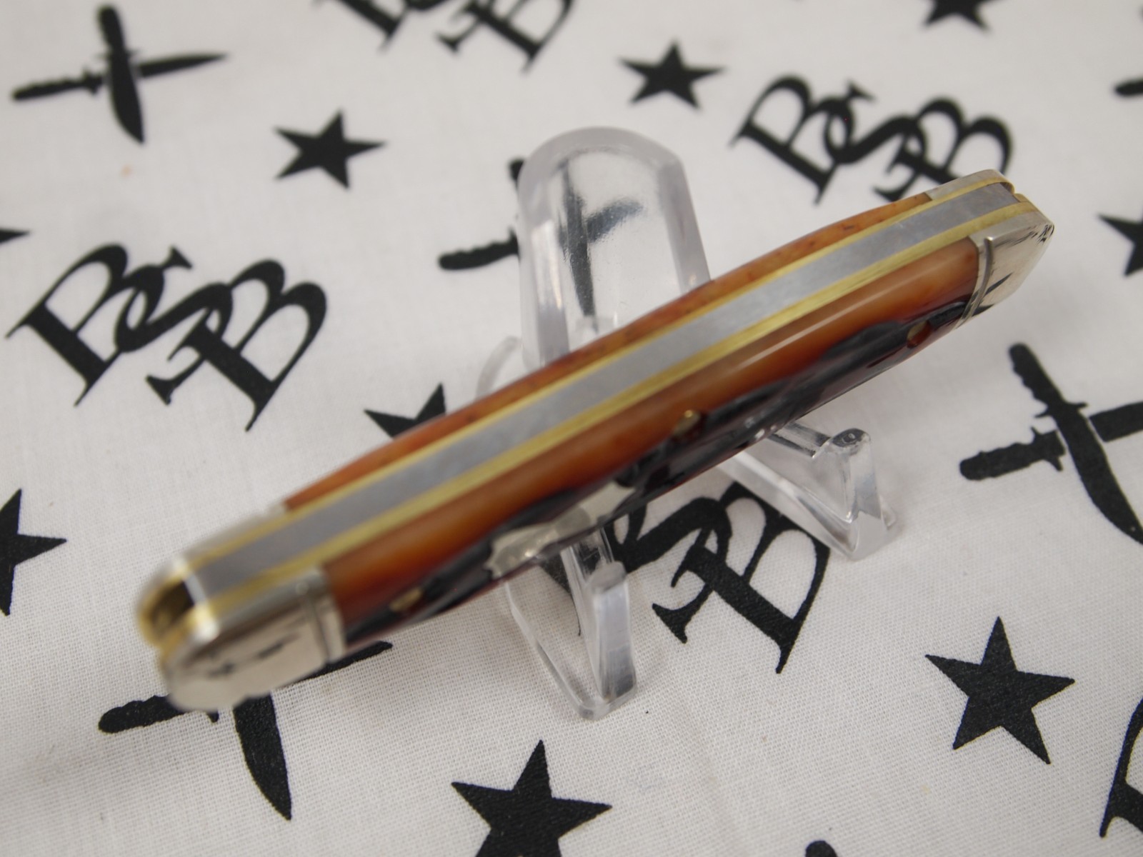 GEC Northfield UN-X-LD 661225 «Lil Cowboy» Amber Worm Groove India Bone, Satin