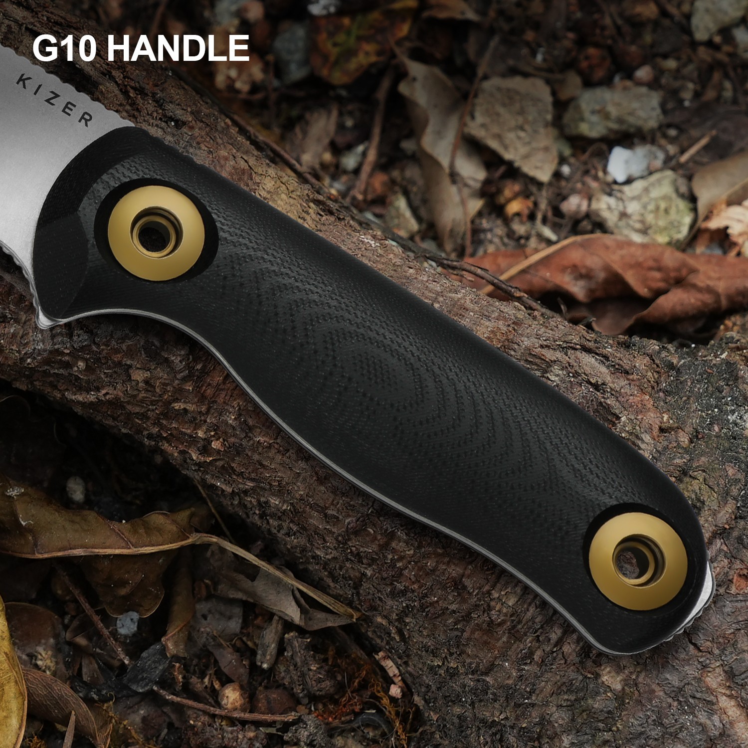 Kizer Drop Bear Fix 3 Fixed Knife 14C28N Blade G10 Handle Medium Size 1101A1