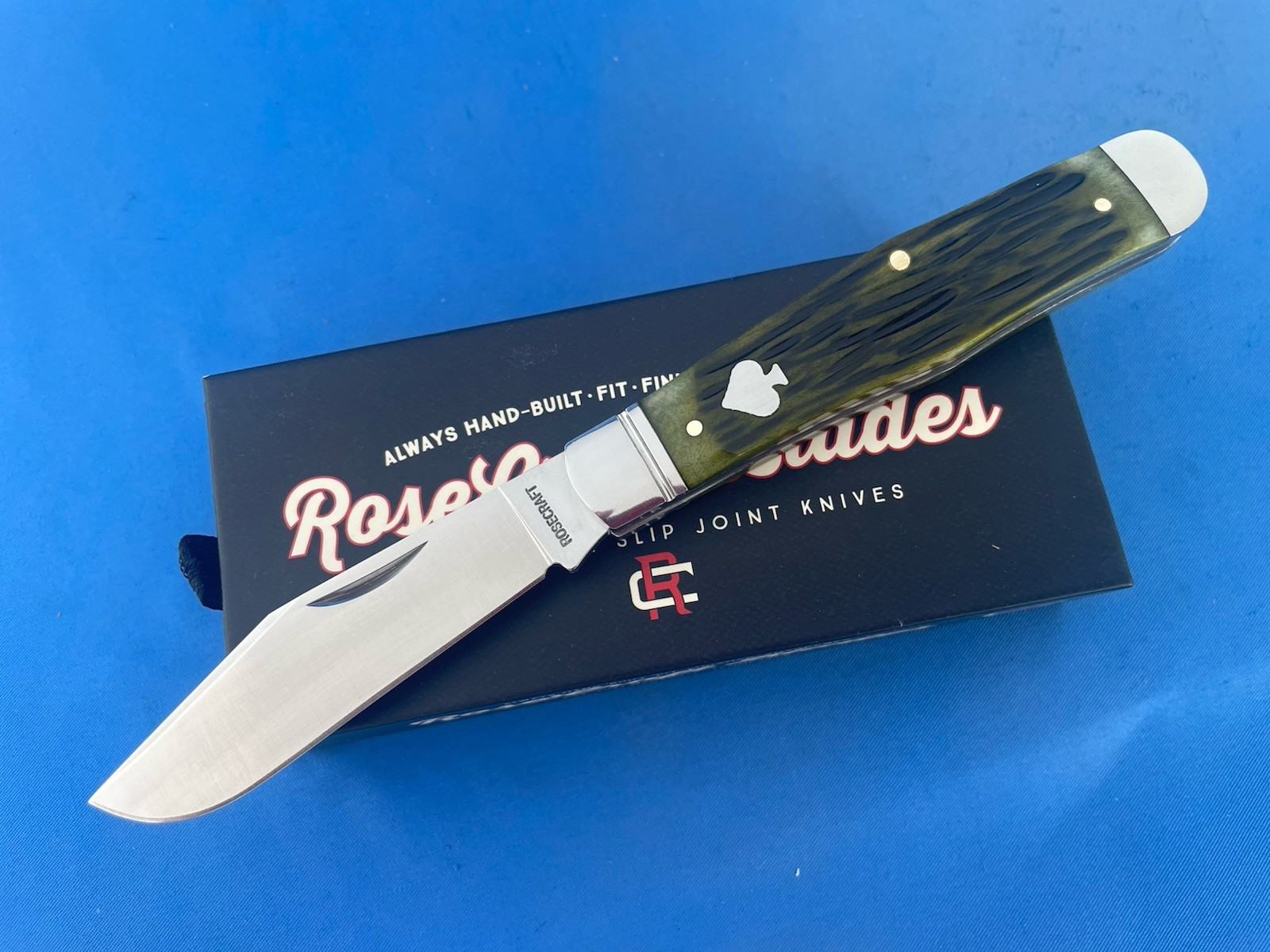 RoseCraft RCT026-VJB Cumberland River Coke Bottle Knife Vintage Bone