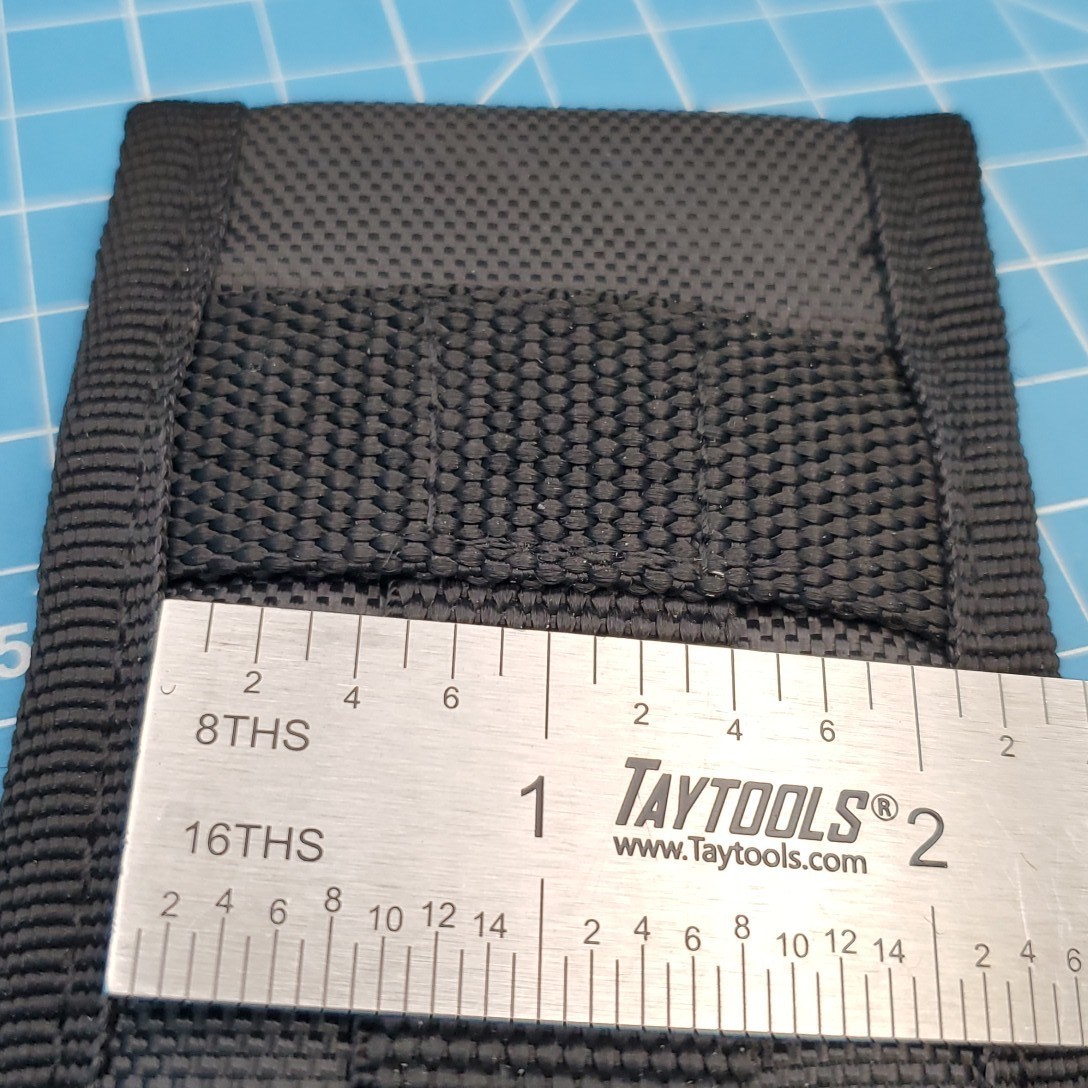 Folding Blade Knife Sheath Black Nylon Belt Pouch Case 5.5″x4.75″