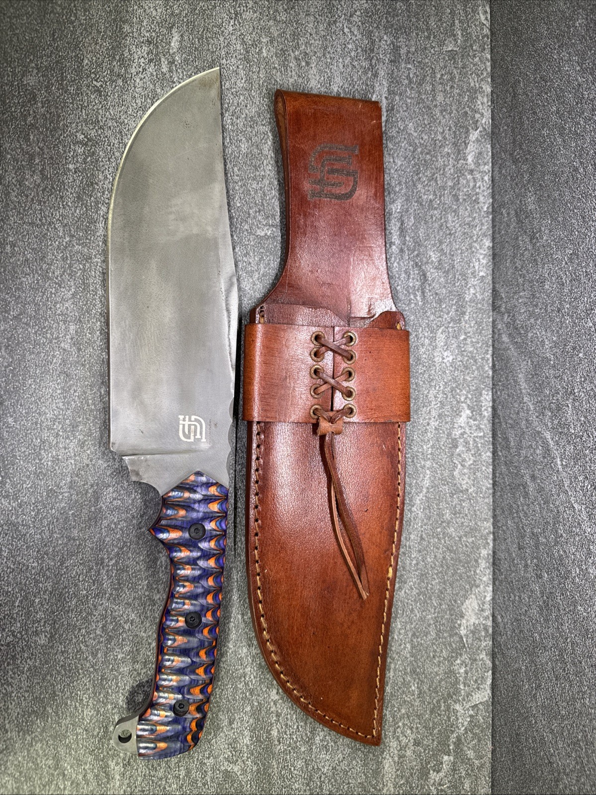 Mammoth Bowie Acid Wash D2 Steel