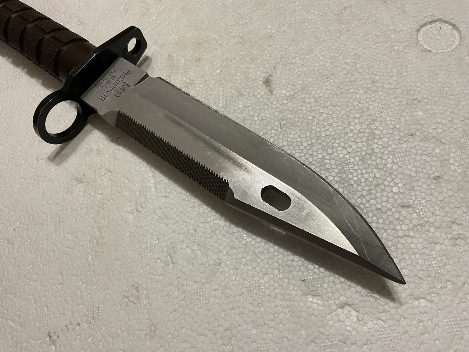 PHROBIS III US M9 Military Fixed Blade with Scabbard Case