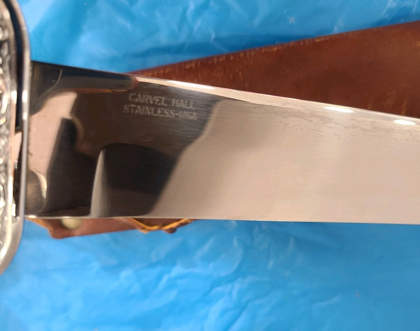 Davy Crockett Carvel Hall USA Commemorative Reproduction Bowie Knife 15″ 1976