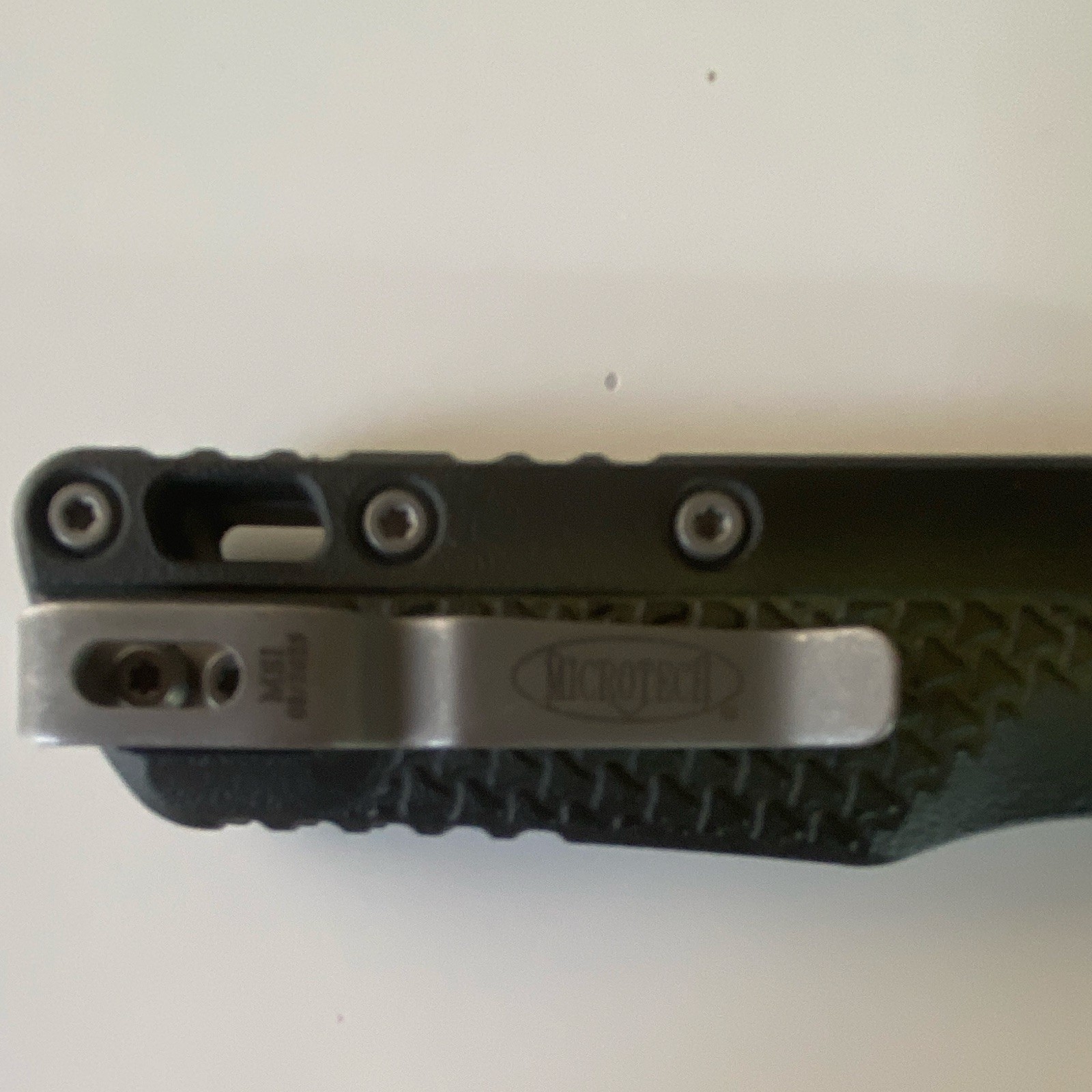 Microtech MSI S/E Tri-Grip Polymer Faded Bazooka RAM-LOK Manual Plain
