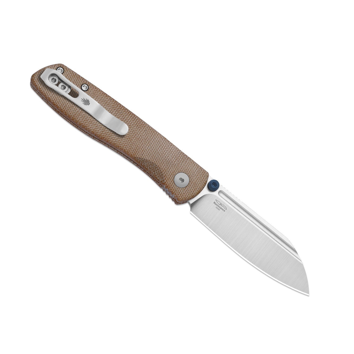Kizer Renissance EDC Folding Pocket Knife N690 Blade Micarta Handle V3698A2