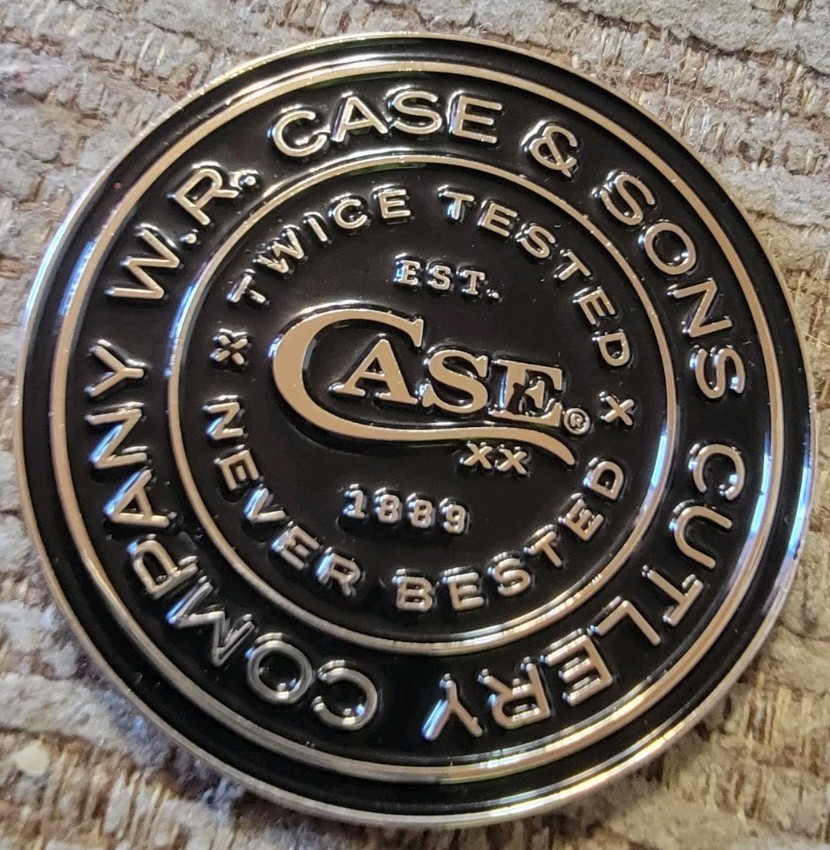 Case XX 2025 CHALLENGE COIN NEW Chase Silver Black Round Great Christmas Gift