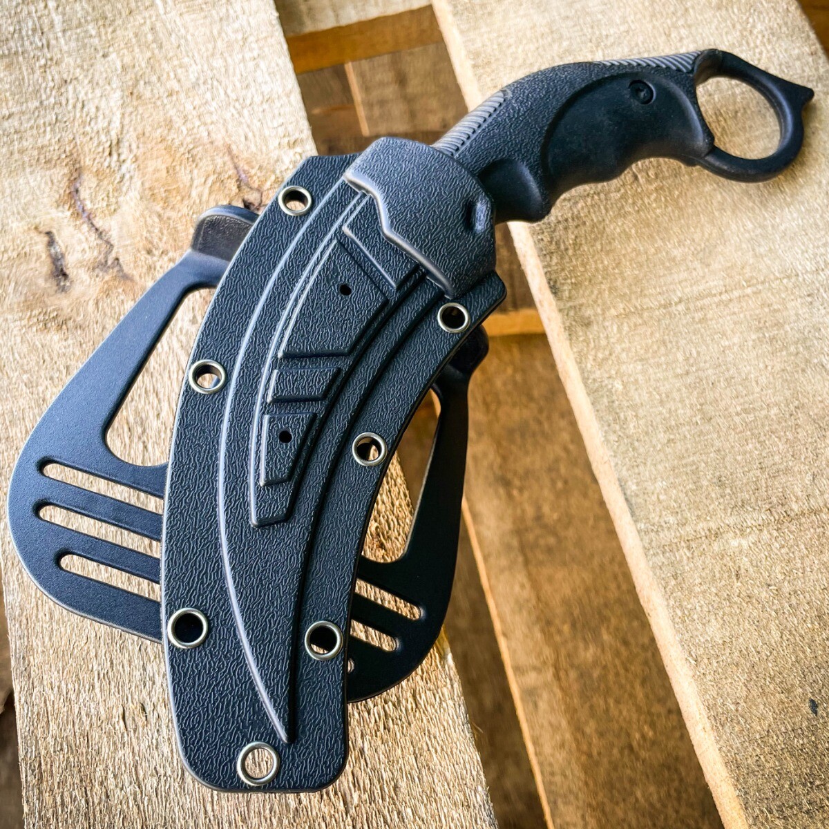 7.5″ Military Tactical Hunting COMBAT Karambit FIXED BLADE KNIFE Survival EDC