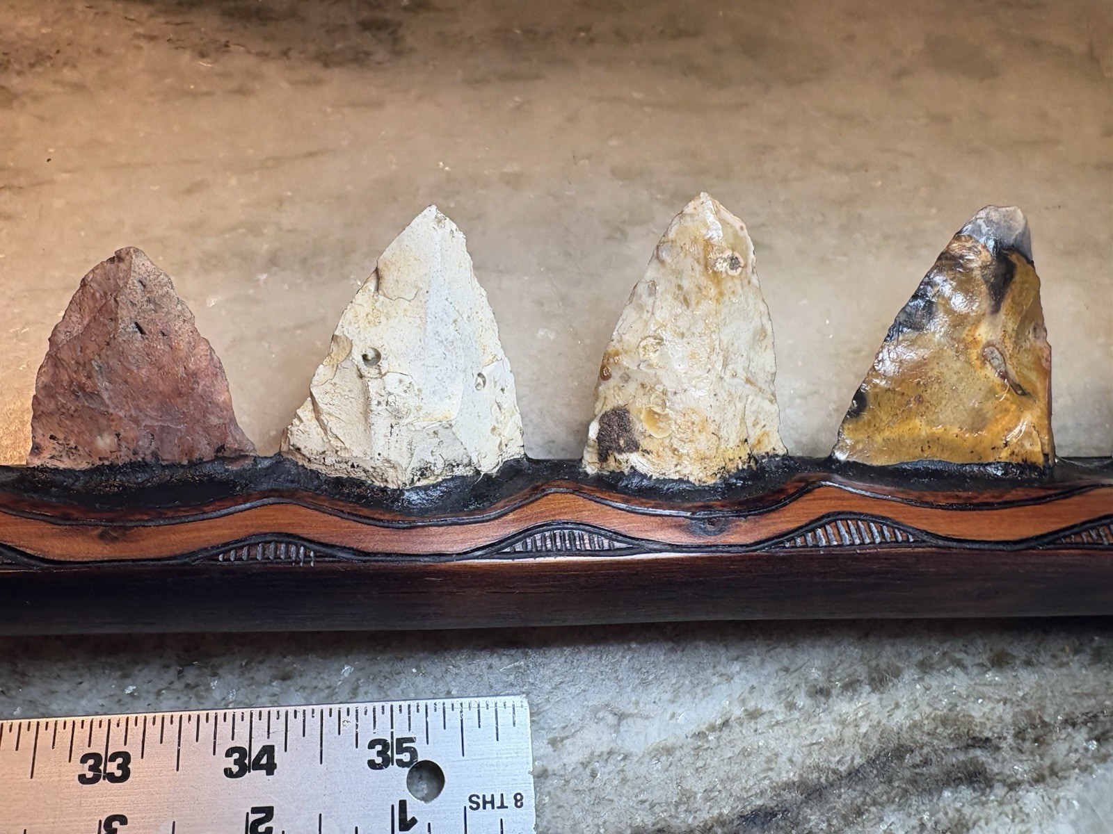 Fire Hardened Red Cedar Giant Woodpecker Effigy Two Handed Battle Club Crusher