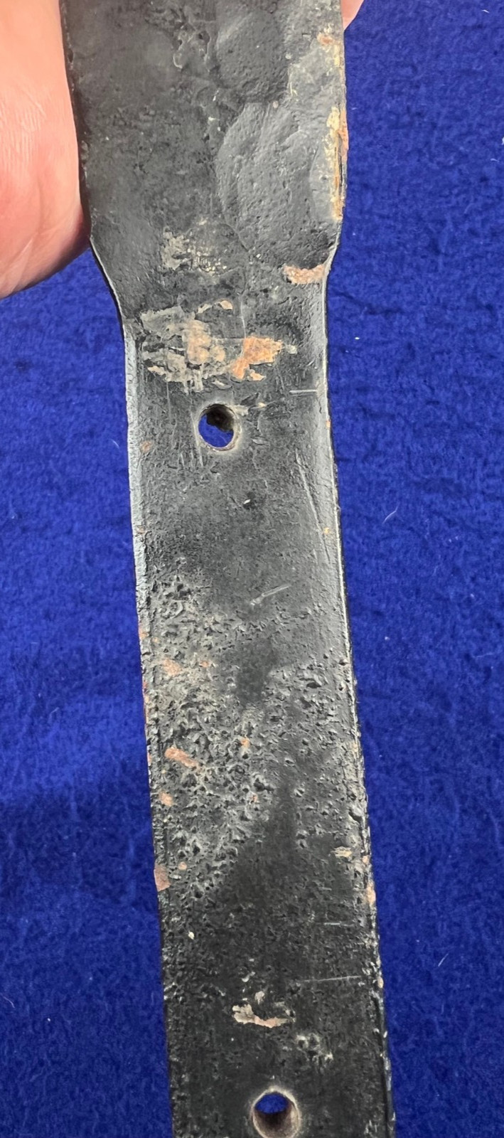 Vintage Antique Hand Forged Steel Sword Blade Only 21″ Unmarked Straight Short