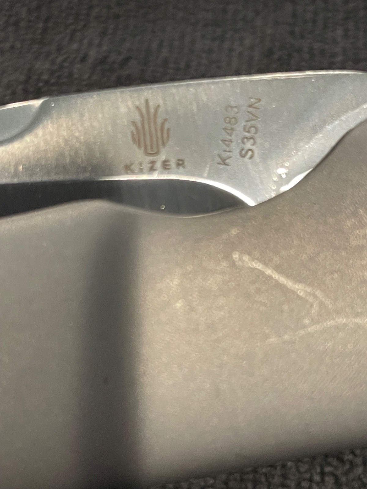 Kizer Eliminator 2- Titanium scales w/ CPM S35VN steel