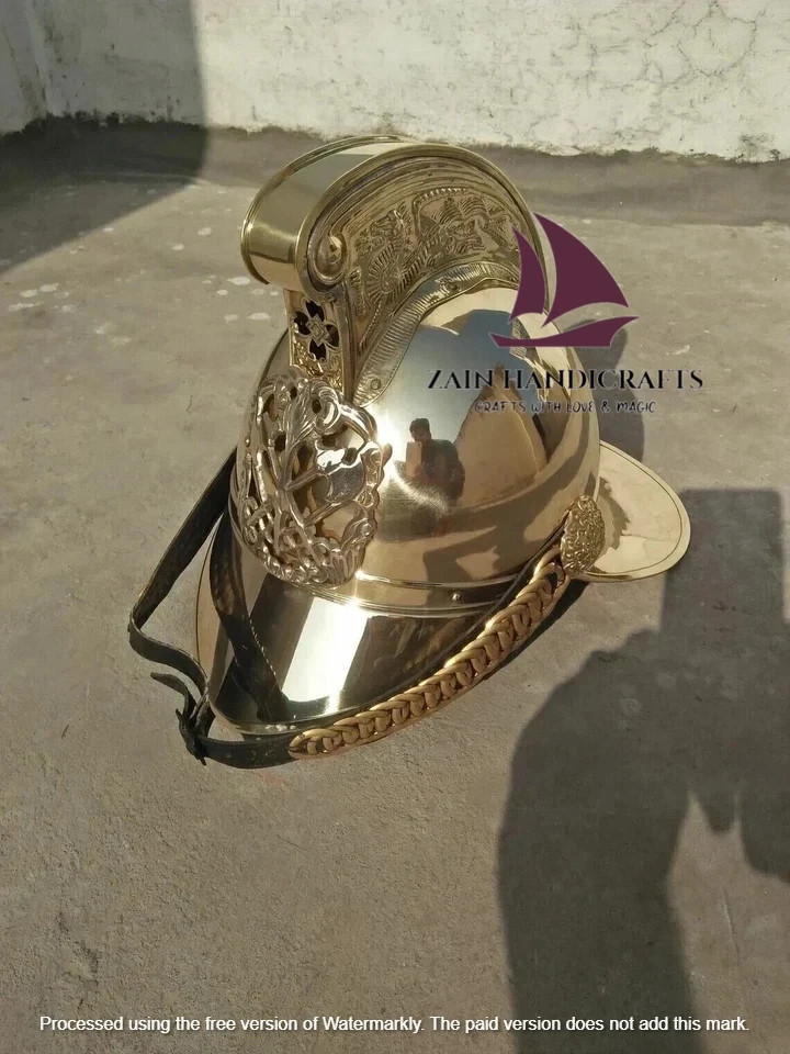 ZAIN Napoleonic French Cavalry Helmet, Brass Helmet collectible Halloween helmet