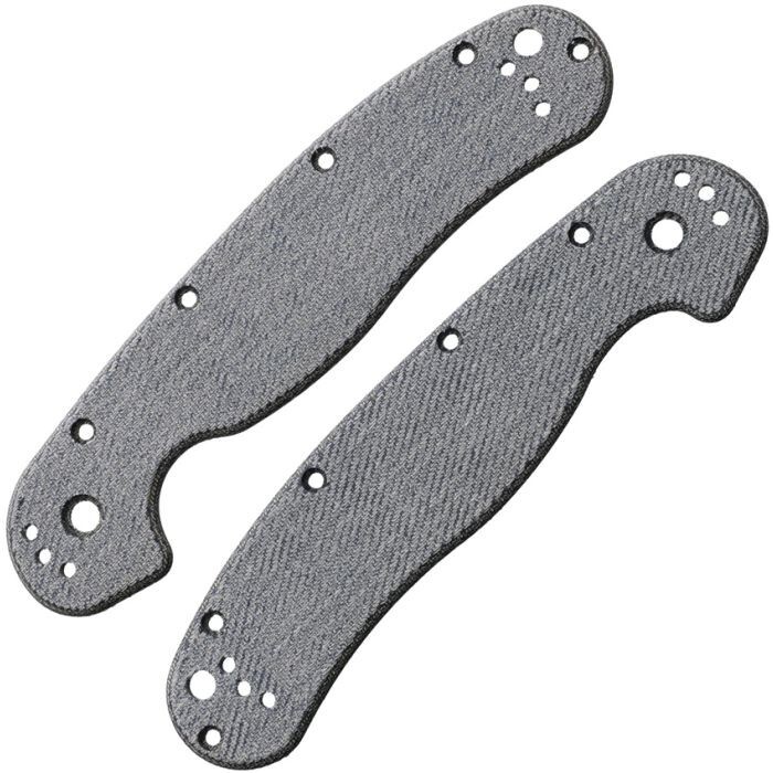 Way of Knife & EDC Gear House Blue Micarta Denin Scales For Ontario RAT 1 Knife