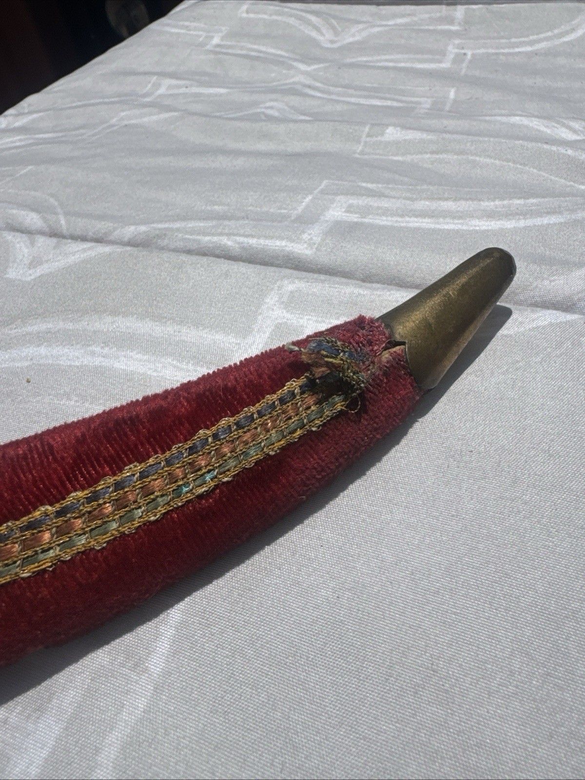 Vintage Arabian Indo Persian Jambiya Knife With Sheath Made in INDIA