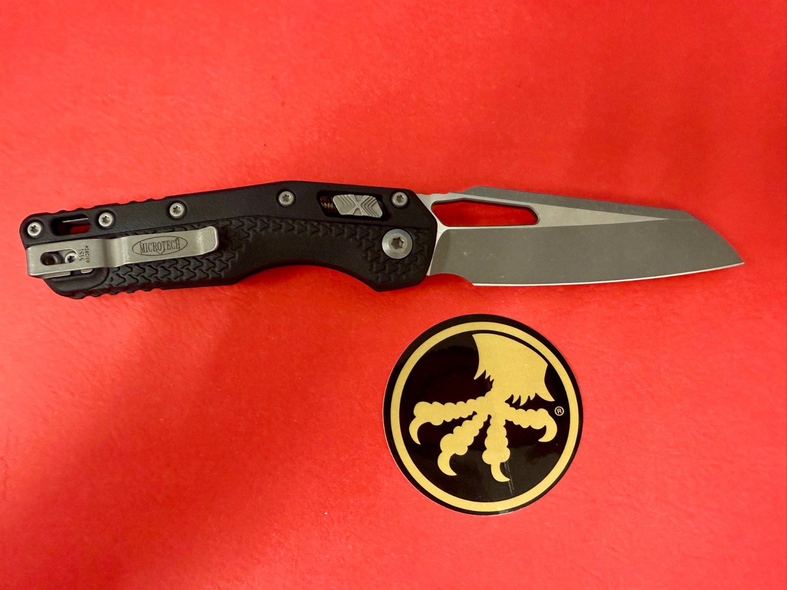 Microtech MSI RAM LOK Black Polymer & M390MK Apocalyptic Standard 210T-10APPMBK