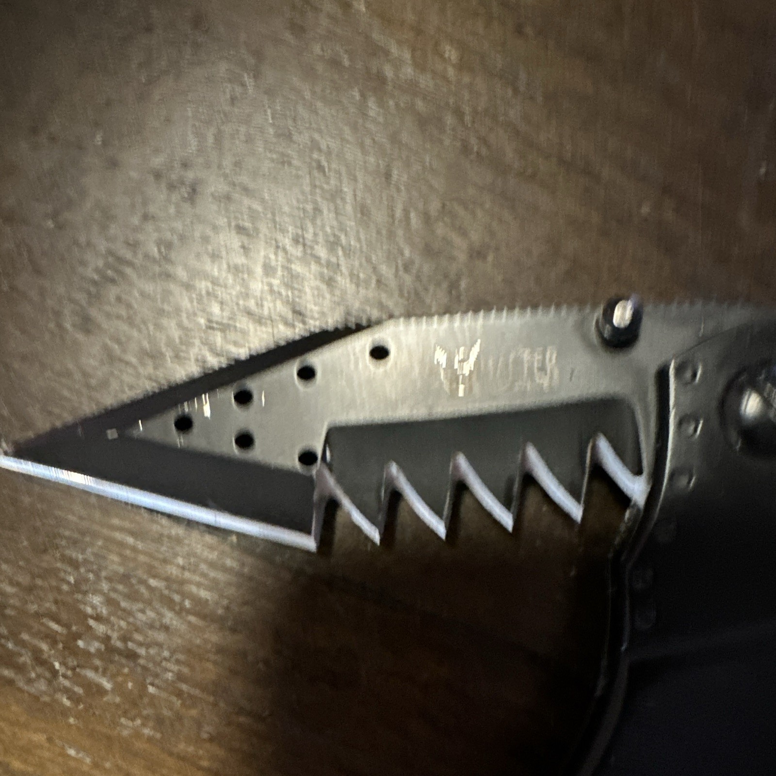Master Knives Tanto Pocketknife Combo Edge Stainless Liner Lock 2.76-4in Black