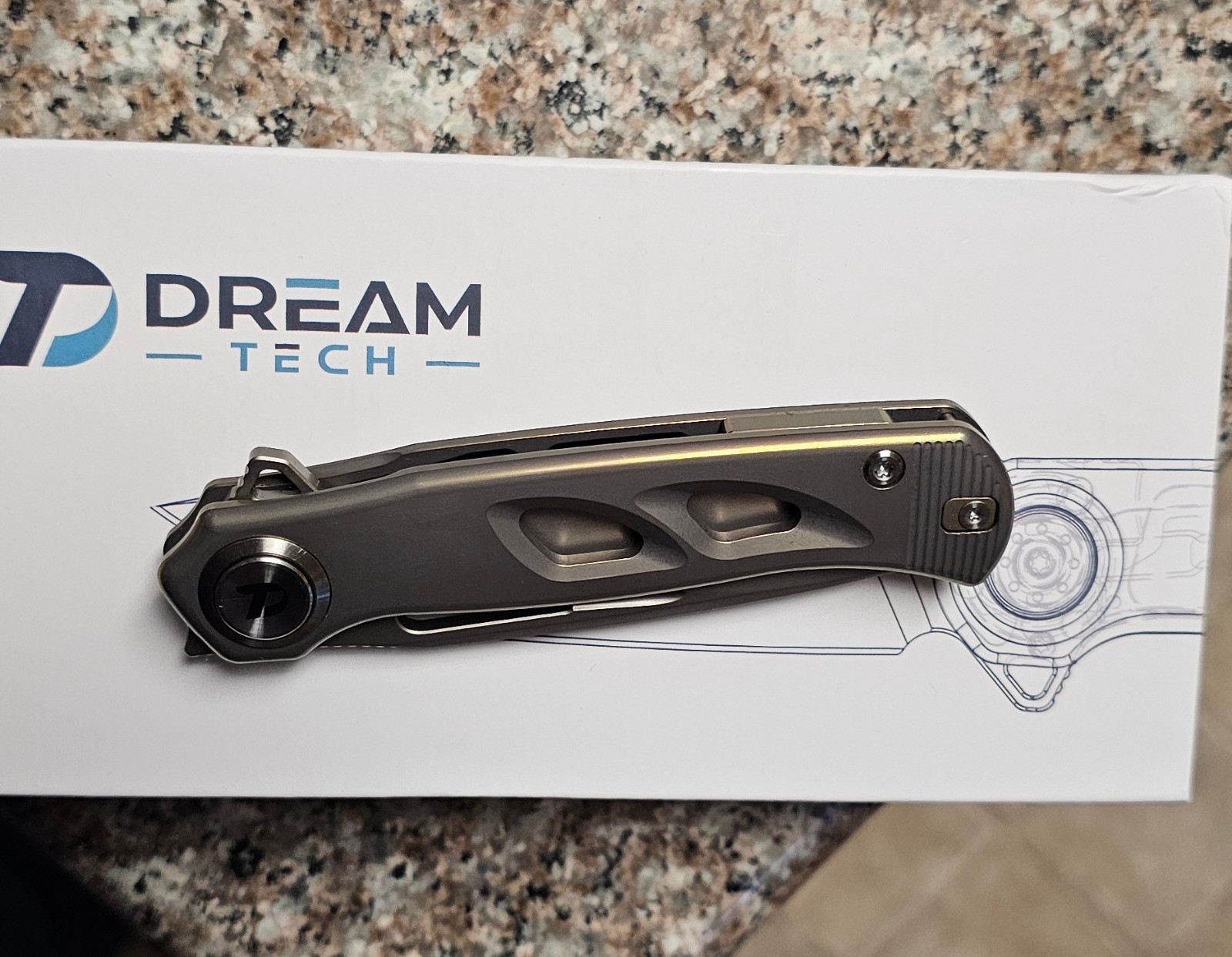 Dreamtech M390 Drop Point Bronze Titanium