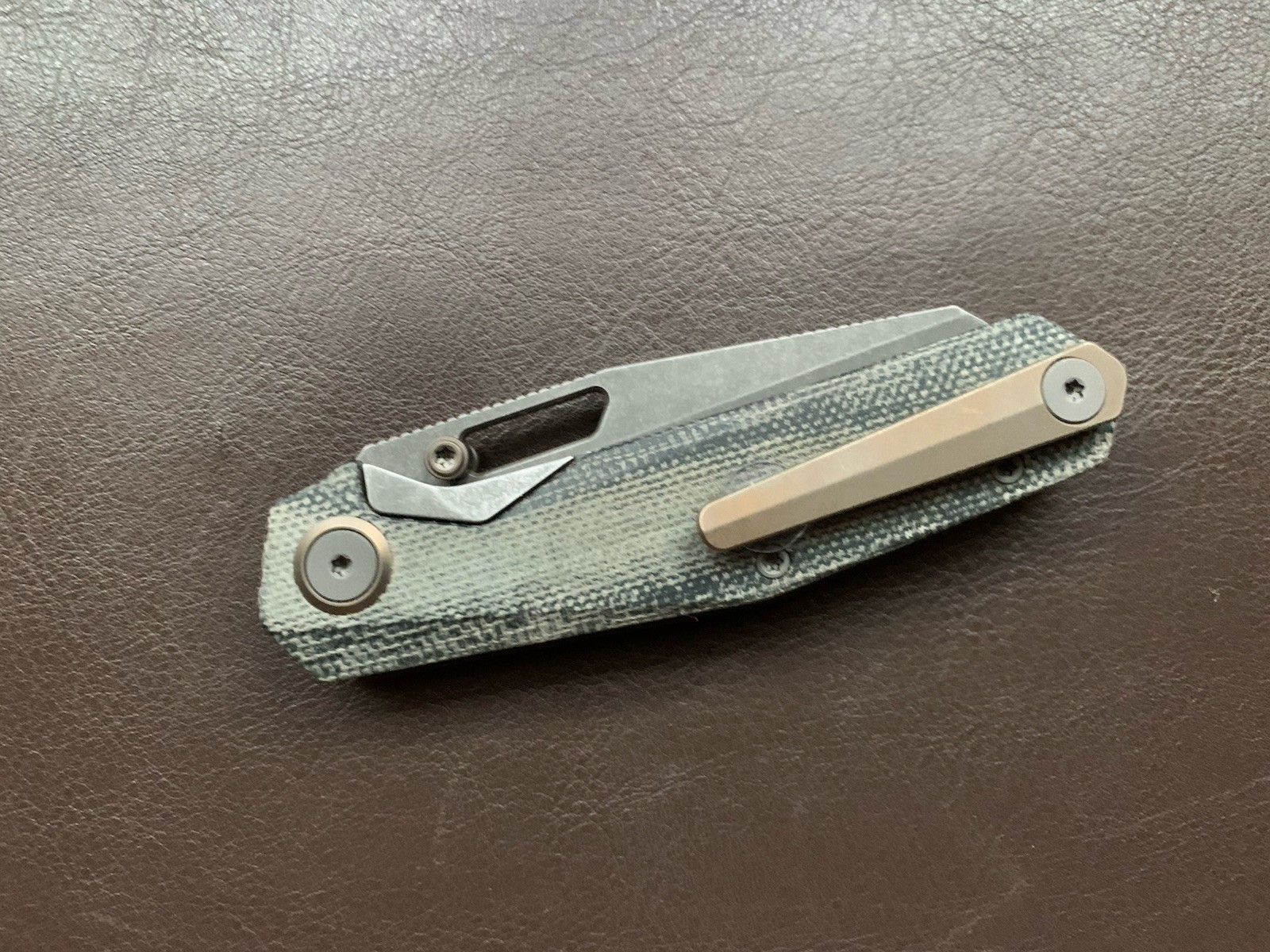 Divo Knives Smallboy Small Boy Knife DLT Excl. Blue Denim Micarta S90V