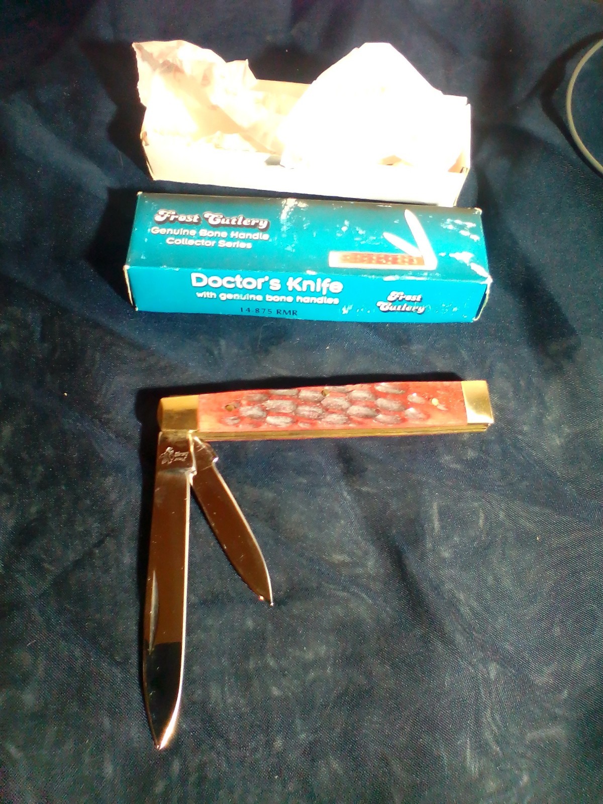 Frost Cutlery Doctor’s Knife Genuine Bone Handle German Stainless Original Box