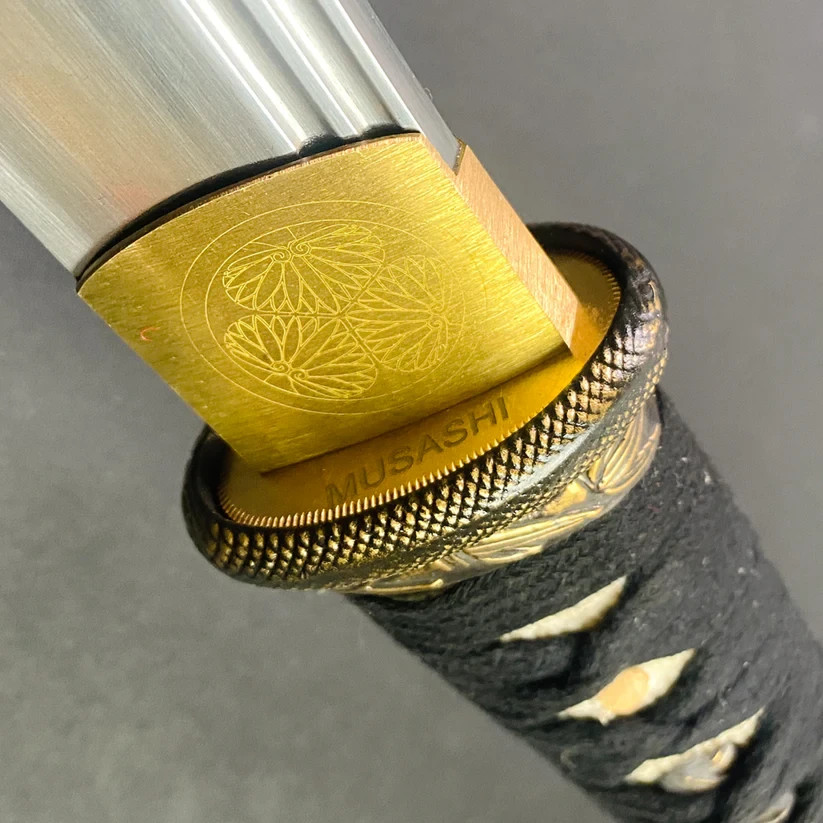 Musashi Bamboo «Fast Cutter» Lightweight Hand Forged Burgundy Katana Sword