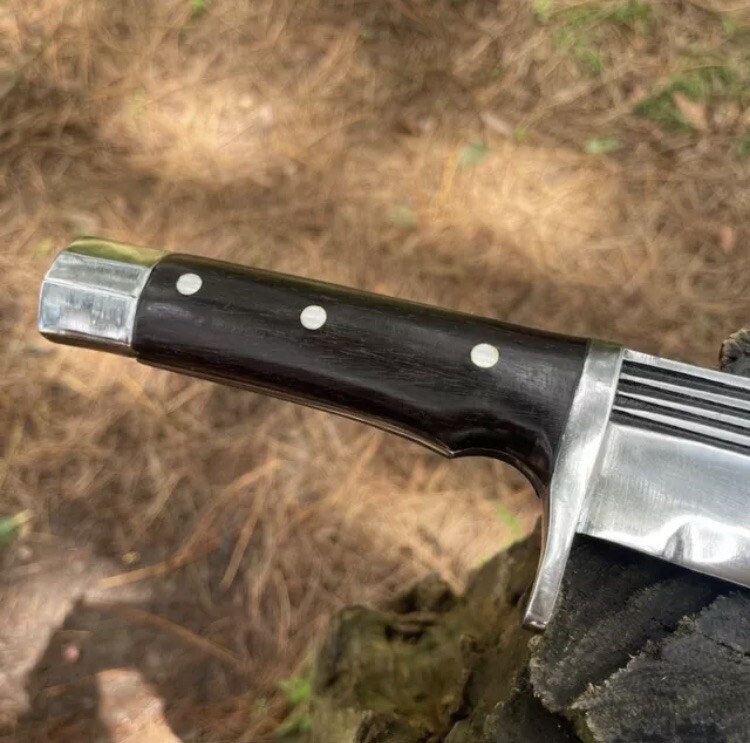 Custom Handmade Carbon Steel Blade Tactical Bowie Knife | Hunting Knife Camping