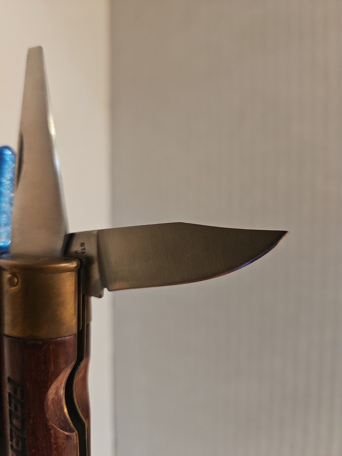 VINTAGE FEDERAL 12GA PHEASANT HUNTING FIGURAL SHOTGUN SHELL LOCKBACK KNIFE TOOLS