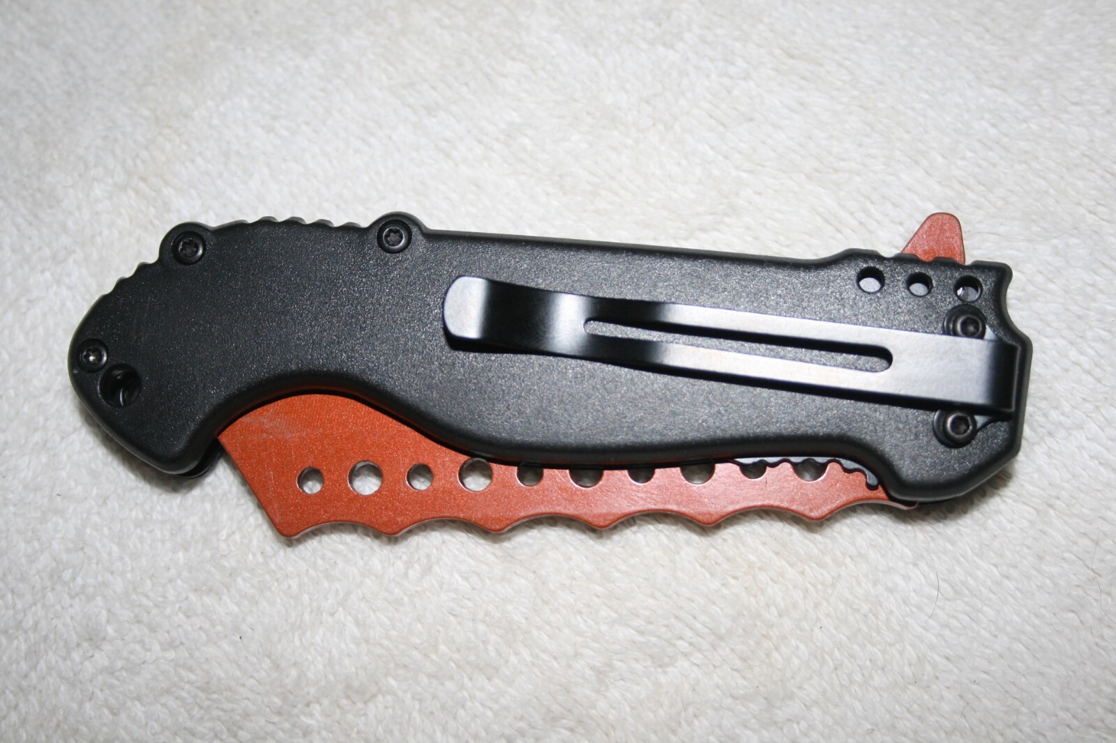 🔥8 1/2″ COPPER & GRAY SKELETON 💀 LOCKING E-Z OPEN Spring Assisted Pocket Knife