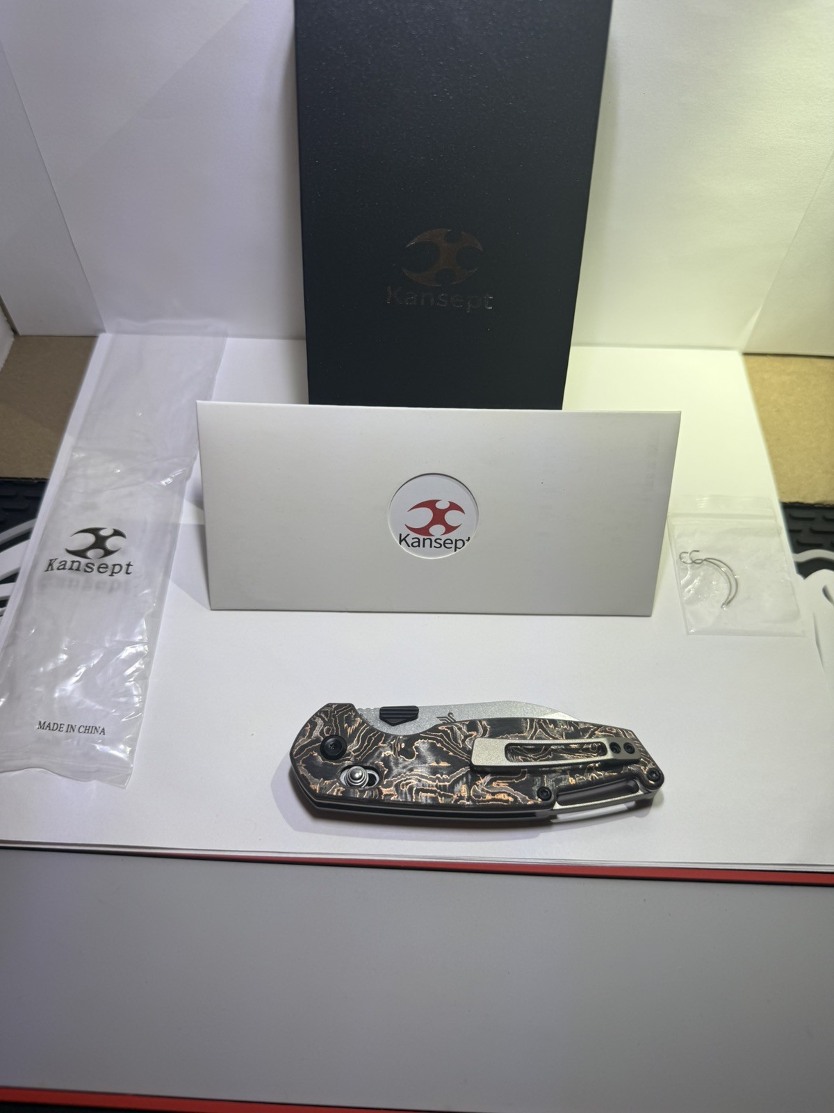 Kansept Model 6 K1022V2 Ambi Pocketknife CPM S35VN Drop Point Plain Liner NIB