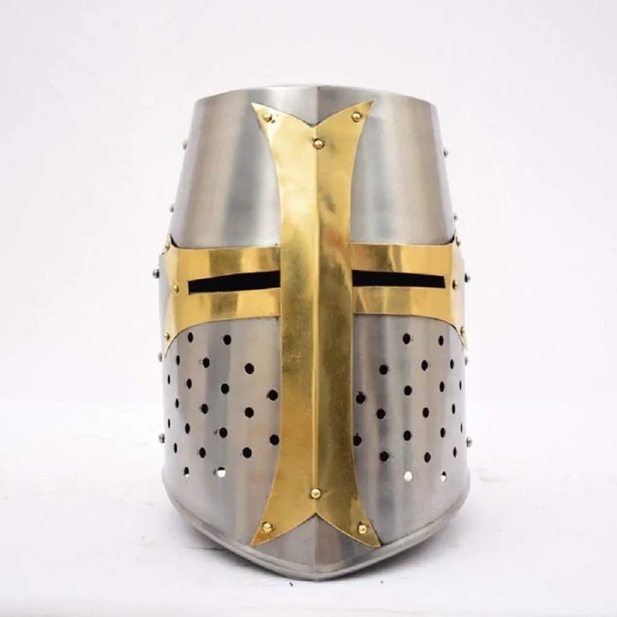 Medieval Templar Crusader Knight Armor Helmet | Greek Roman Spartan Armour