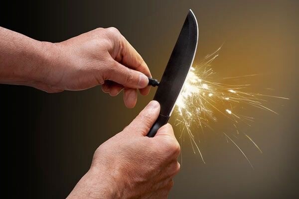New Cold Steel Bowie Blade Bushman With Secure Ex Sheath & Fire Starter 95BBUSK