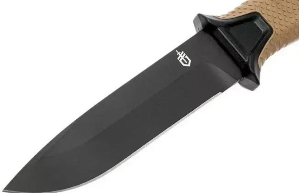 Gerber StrongArm Fixed Blade Knife Plain Edge Coyote Brown w/ Sheath New Box