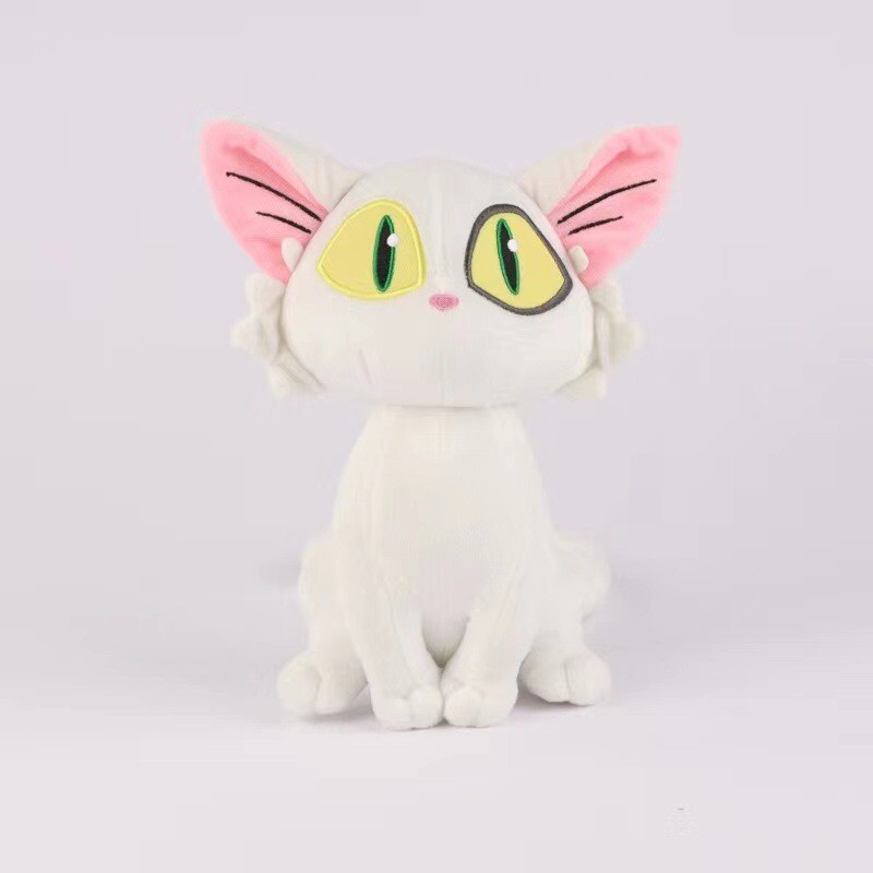 Roocnie Suzume no Tojimari Cat Plush Daijin white Plushies Kitty Stuffedすずめの戸締まり