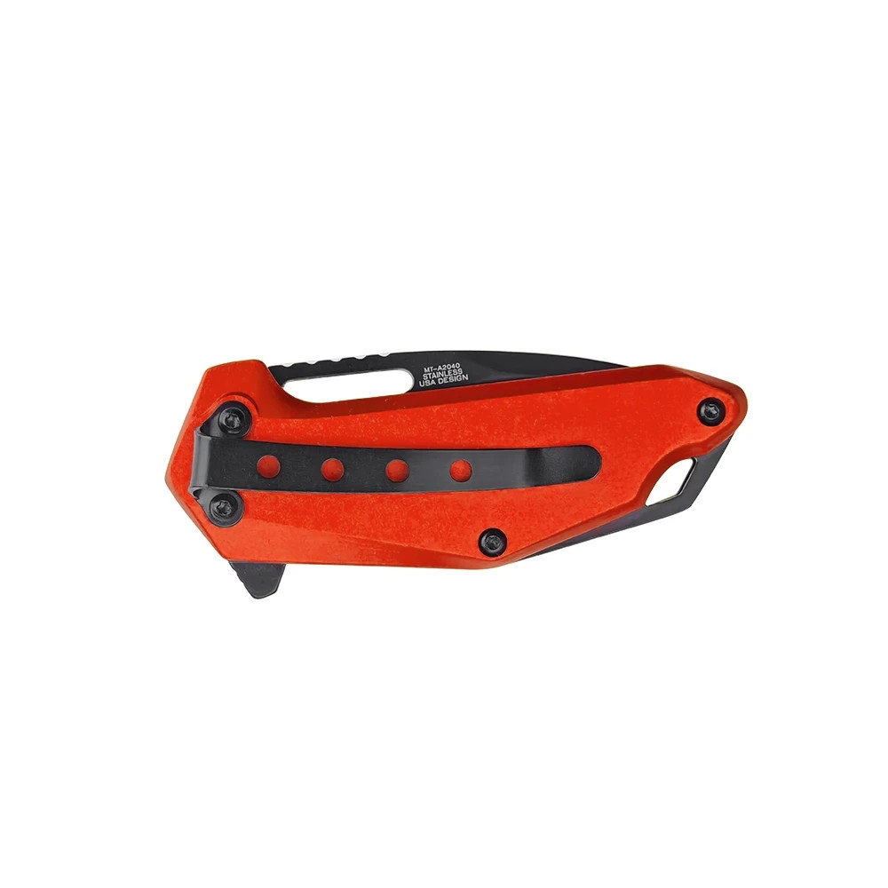 MTech Spring Assisted Knife w/Anodized Aluminum Handle and Pocket Clip